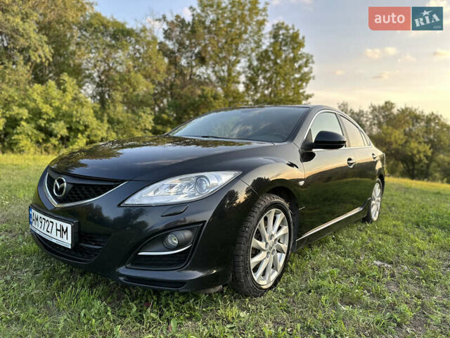 Черный Мазда 6, объемом двигателя 2 л и пробегом 247 тыс. км за 6950 $, фото 9 на Automoto.ua