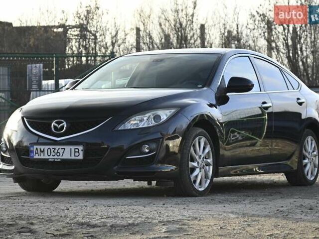 Черный Мазда 6, объемом двигателя 2.2 л и пробегом 321 тыс. км за 7500 $, фото 4 на Automoto.ua