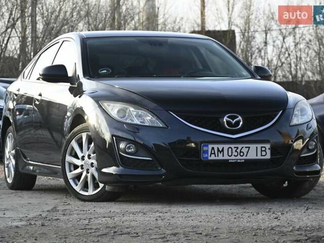 Черный Мазда 6, объемом двигателя 2.2 л и пробегом 321 тыс. км за 7500 $, фото 1 на Automoto.ua