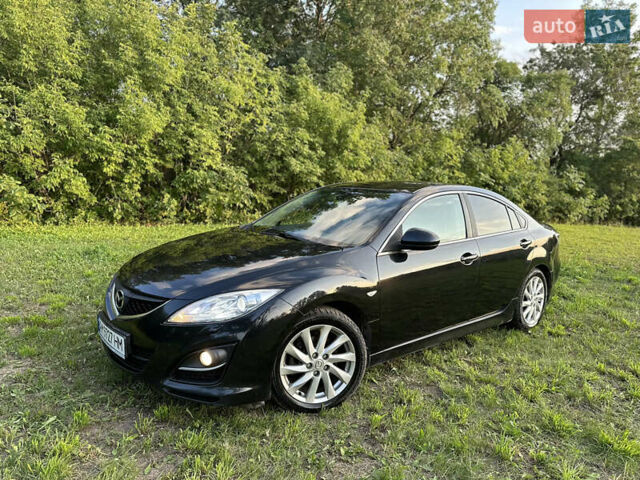 Черный Мазда 6, объемом двигателя 2 л и пробегом 247 тыс. км за 6950 $, фото 2 на Automoto.ua