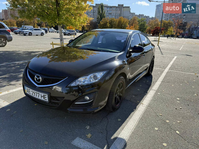 Черный Мазда 6, объемом двигателя 1.8 л и пробегом 195 тыс. км за 8000 $, фото 1 на Automoto.ua