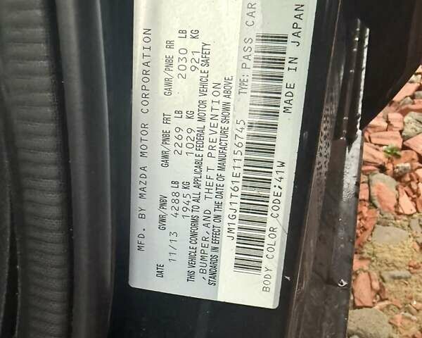 Черный Мазда 6, объемом двигателя 2.49 л и пробегом 247 тыс. км за 7000 $, фото 2 на Automoto.ua