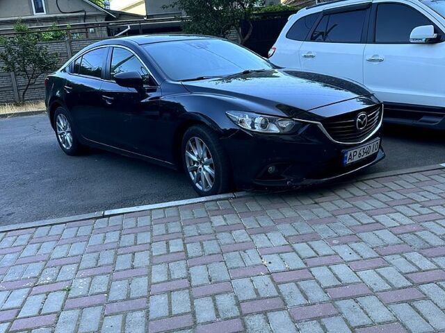 Черный Мазда 6, объемом двигателя 2 л и пробегом 211 тыс. км за 11000 $, фото 1 на Automoto.ua