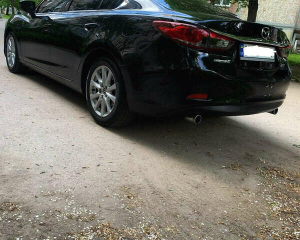 Черный Мазда 6, объемом двигателя 2.49 л и пробегом 143 тыс. км за 10500 $, фото 1 на Automoto.ua