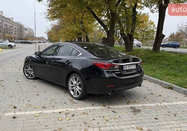 Черный Мазда 6, объемом двигателя 2.49 л и пробегом 129 тыс. км за 12500 $, фото 6 на Automoto.ua