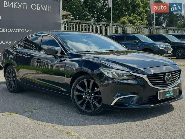 Черный Мазда 6, объемом двигателя 2.49 л и пробегом 151 тыс. км за 14500 $, фото 3 на Automoto.ua