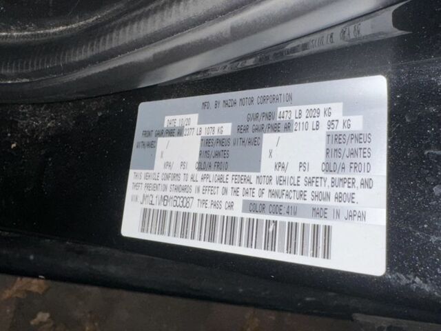 Черный Мазда 6, объемом двигателя 2.5 л и пробегом 147 тыс. км за 12000 $, фото 1 на Automoto.ua