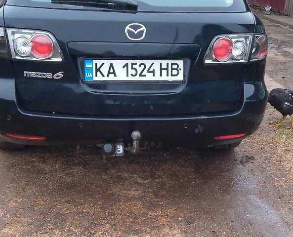 Черный Мазда 6, объемом двигателя 2 л и пробегом 377 тыс. км за 2400 $, фото 3 на Automoto.ua