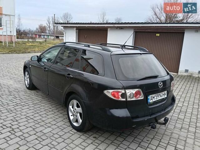 Чорний Мазда 6, об'ємом двигуна 2 л та пробігом 250 тис. км за 1950 $, фото 5 на Automoto.ua