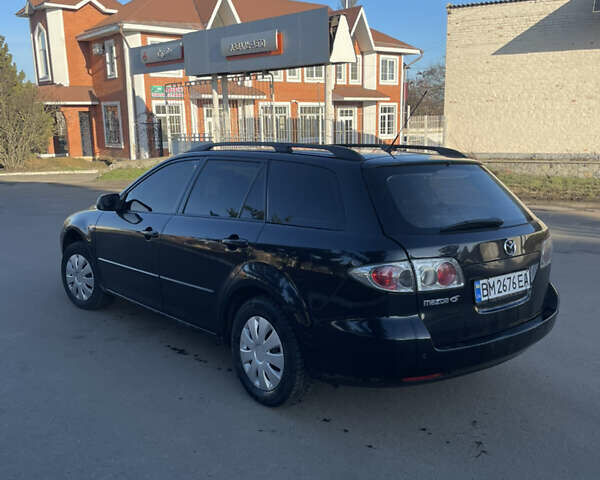 Черный Мазда 6, объемом двигателя 2 л и пробегом 280 тыс. км за 4500 $, фото 2 на Automoto.ua