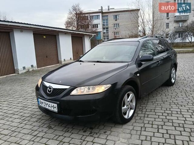 Чорний Мазда 6, об'ємом двигуна 2 л та пробігом 250 тис. км за 1950 $, фото 1 на Automoto.ua