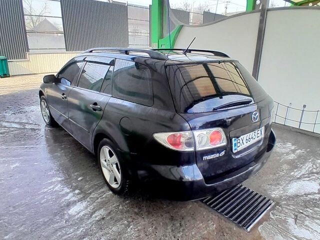 Черный Мазда 6, объемом двигателя 2 л и пробегом 293 тыс. км за 3800 $, фото 3 на Automoto.ua