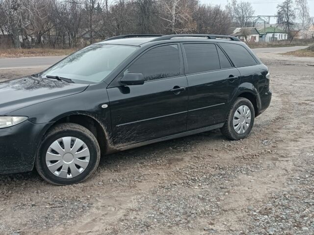 Чорний Мазда 6, об'ємом двигуна 2 л та пробігом 320 тис. км за 3600 $, фото 1 на Automoto.ua