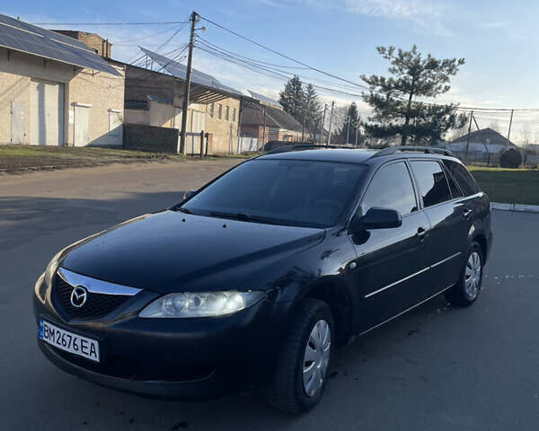 Черный Мазда 6, объемом двигателя 2 л и пробегом 280 тыс. км за 4500 $, фото 1 на Automoto.ua