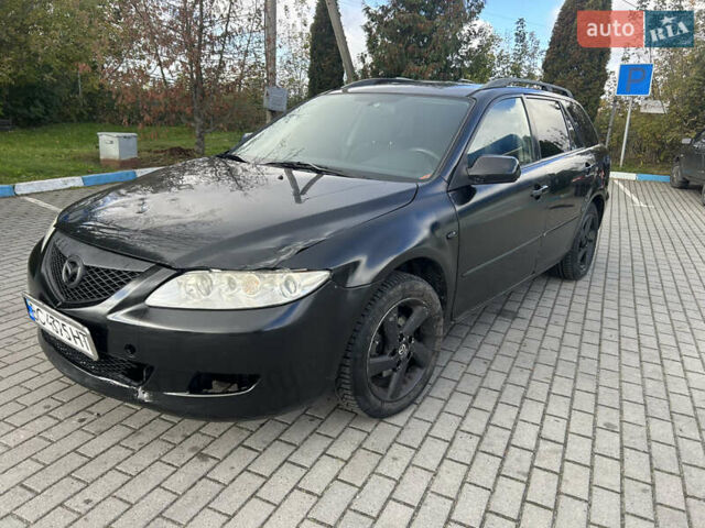 Чорний Мазда 6, об'ємом двигуна 2 л та пробігом 250 тис. км за 2100 $, фото 1 на Automoto.ua