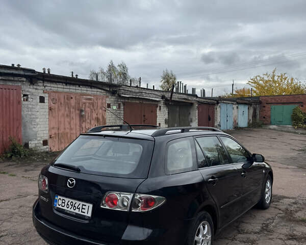 Черный Мазда 6, объемом двигателя 2 л и пробегом 309 тыс. км за 3700 $, фото 3 на Automoto.ua