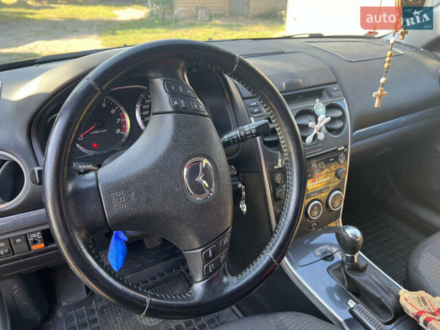 Черный Мазда 6, объемом двигателя 2 л и пробегом 220 тыс. км за 4900 $, фото 14 на Automoto.ua