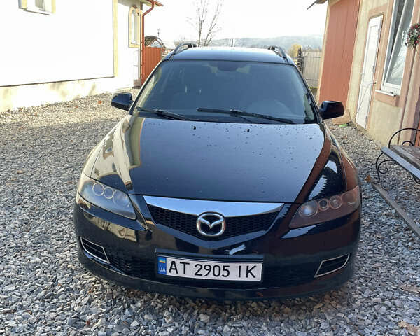 Черный Мазда 6, объемом двигателя 2 л и пробегом 271 тыс. км за 4900 $, фото 1 на Automoto.ua