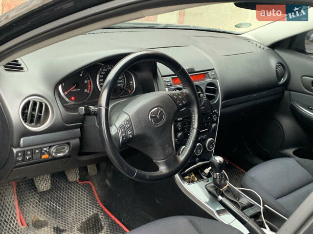 Чорний Мазда 6, об'ємом двигуна 2 л та пробігом 190 тис. км за 6000 $, фото 2 на Automoto.ua