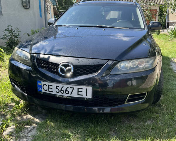 Чорний Мазда 6, об'ємом двигуна 2 л та пробігом 376 тис. км за 4300 $, фото 1 на Automoto.ua