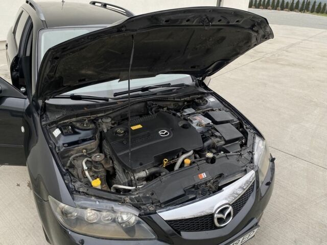 Черный Мазда 6, объемом двигателя 2 л и пробегом 345 тыс. км за 3450 $, фото 14 на Automoto.ua