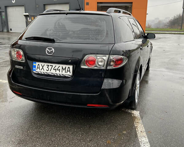Черный Мазда 6, объемом двигателя 2 л и пробегом 140 тыс. км за 5700 $, фото 3 на Automoto.ua