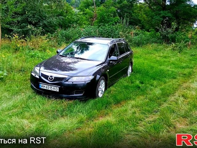 Чорний Мазда 6, об'ємом двигуна 2 л та пробігом 280 тис. км за 6500 $, фото 1 на Automoto.ua