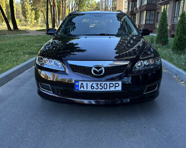 Черный Мазда 6, объемом двигателя 2.3 л и пробегом 201 тыс. км за 5600 $, фото 2 на Automoto.ua