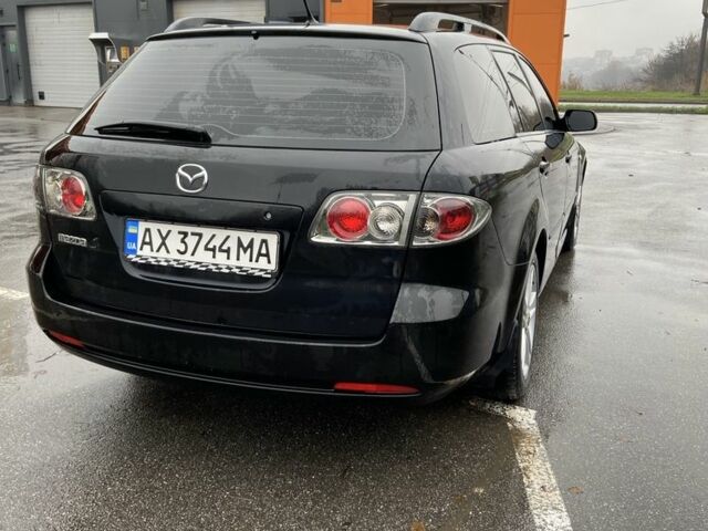 Черный Мазда 6, объемом двигателя 2 л и пробегом 140 тыс. км за 5700 $, фото 3 на Automoto.ua