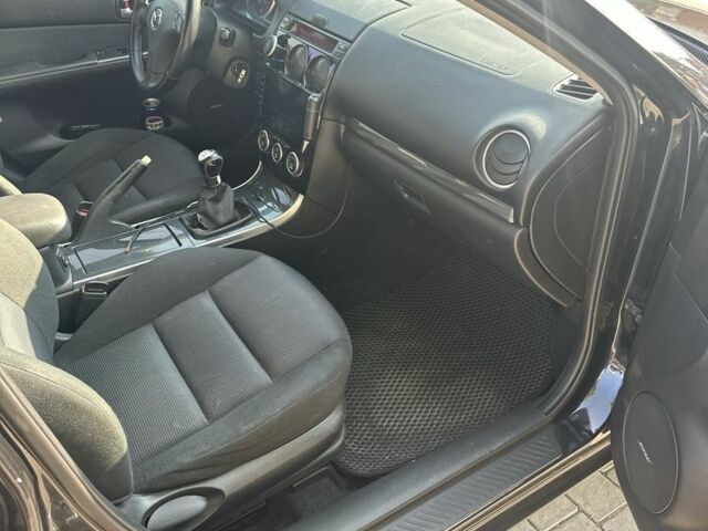 Черный Мазда 6, объемом двигателя 2 л и пробегом 240 тыс. км за 4250 $, фото 8 на Automoto.ua