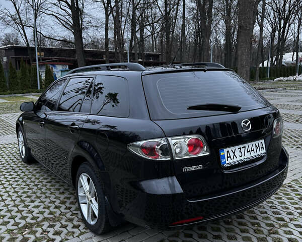 Черный Мазда 6, объемом двигателя 2 л и пробегом 140 тыс. км за 5200 $, фото 4 на Automoto.ua