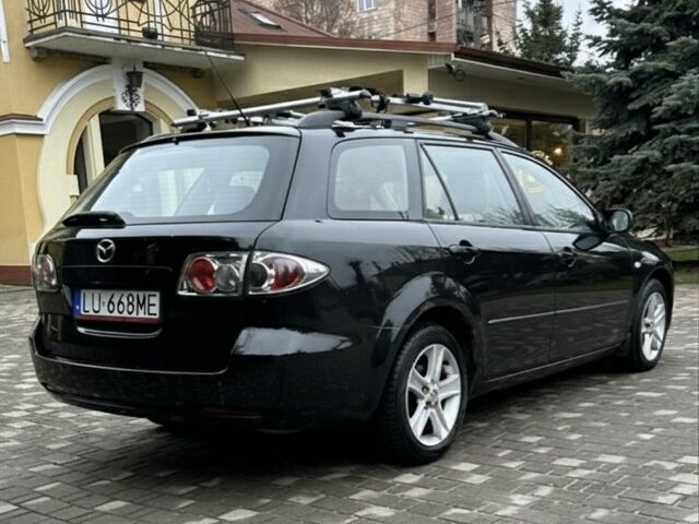 Чорний Мазда 6, об'ємом двигуна 2 л та пробігом 320 тис. км за 2000 $, фото 3 на Automoto.ua