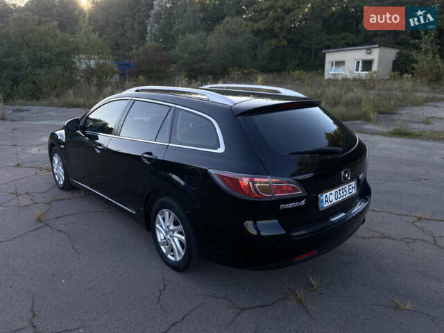 Черный Мазда 6, объемом двигателя 2 л и пробегом 287 тыс. км за 6299 $, фото 4 на Automoto.ua
