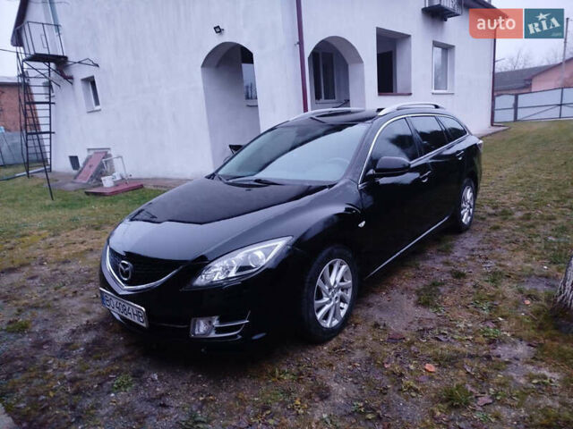 Черный Мазда 6, объемом двигателя 2 л и пробегом 289 тыс. км за 5900 $, фото 1 на Automoto.ua