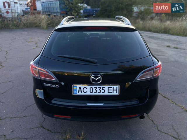 Черный Мазда 6, объемом двигателя 2 л и пробегом 287 тыс. км за 6299 $, фото 5 на Automoto.ua