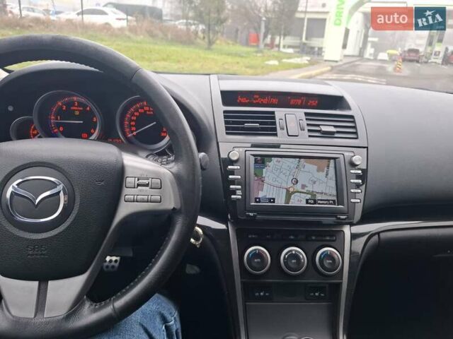 Черный Мазда 6, объемом двигателя 2 л и пробегом 351 тыс. км за 6700 $, фото 3 на Automoto.ua