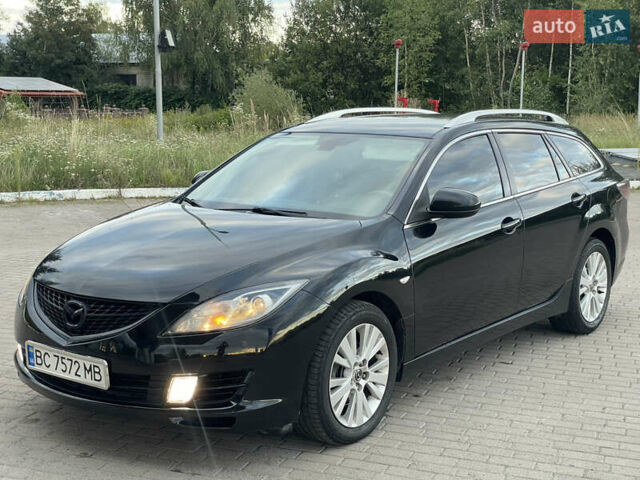 Черный Мазда 6, объемом двигателя 2 л и пробегом 343 тыс. км за 5100 $, фото 2 на Automoto.ua