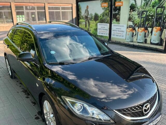 Черный Мазда 6, объемом двигателя 2 л и пробегом 200 тыс. км за 5192 $, фото 4 на Automoto.ua