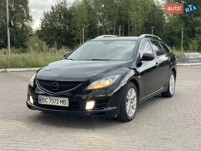 Черный Мазда 6, объемом двигателя 2 л и пробегом 343 тыс. км за 5100 $, фото 1 на Automoto.ua