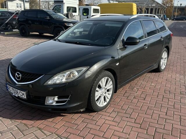 Чорний Мазда 6, об'ємом двигуна 2 л та пробігом 285 тис. км за 5950 $, фото 1 на Automoto.ua
