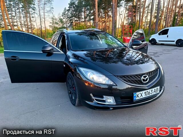 Чорний Мазда 6, об'ємом двигуна 2 л та пробігом 220 тис. км за 6900 $, фото 1 на Automoto.ua