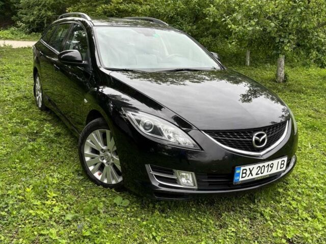 Чорний Мазда 6, об'ємом двигуна 2 л та пробігом 210 тис. км за 8000 $, фото 4 на Automoto.ua