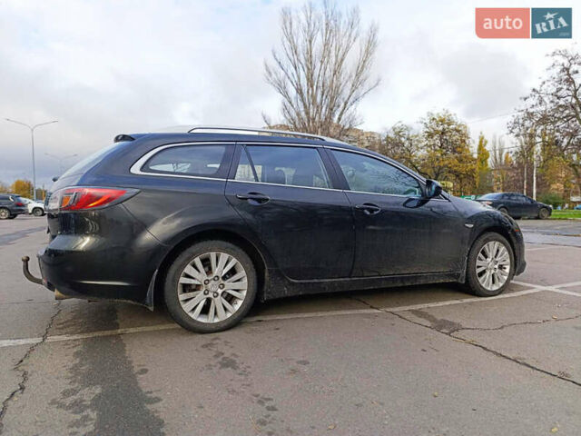 Черный Мазда 6, объемом двигателя 2 л и пробегом 205 тыс. км за 7600 $, фото 3 на Automoto.ua