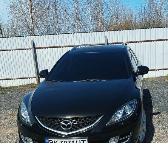 Черный Мазда 6, объемом двигателя 2 л и пробегом 240 тыс. км за 7200 $, фото 2 на Automoto.ua