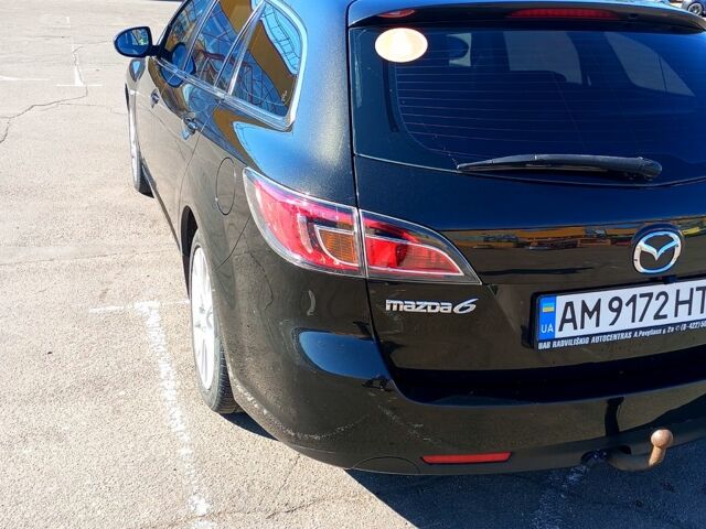 Черный Мазда 6, объемом двигателя 2 л и пробегом 300 тыс. км за 6800 $, фото 10 на Automoto.ua