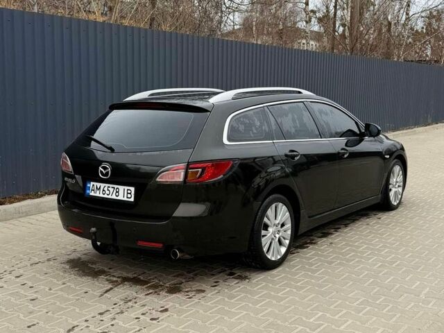 Черный Мазда 6, объемом двигателя 2 л и пробегом 294 тыс. км за 7999 $, фото 3 на Automoto.ua