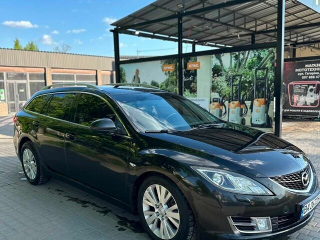 Черный Мазда 6, объемом двигателя 2 л и пробегом 200 тыс. км за 5192 $, фото 3 на Automoto.ua