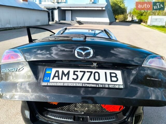 Черный Мазда 6, объемом двигателя 2 л и пробегом 330 тыс. км за 6400 $, фото 11 на Automoto.ua