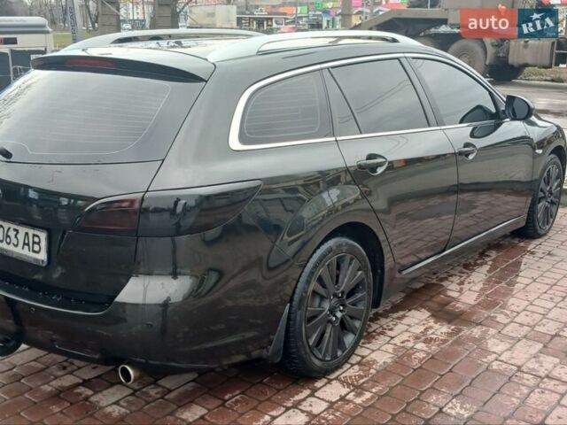 Черный Мазда 6, объемом двигателя 2 л и пробегом 229 тыс. км за 7100 $, фото 2 на Automoto.ua