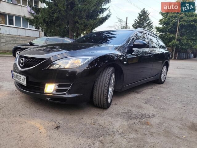 Черный Мазда 6, объемом двигателя 1.8 л и пробегом 274 тыс. км за 5900 $, фото 3 на Automoto.ua